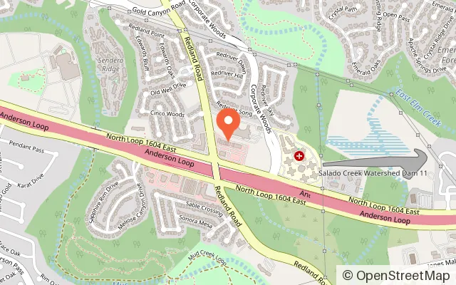 Map showing Zero Latency VR - San Antonio in San Antonio, TX