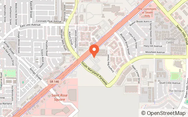 Map showing Family Entertainment Center at Henderson Sport & Social in Henderson, NV