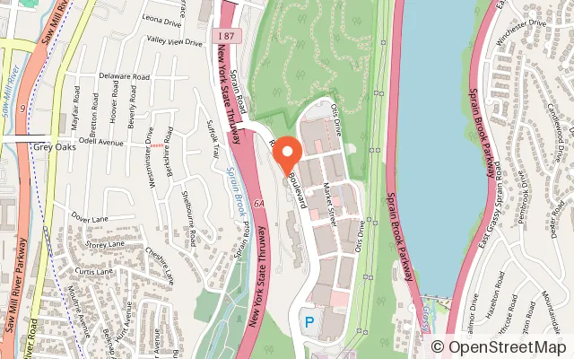 Map showing iFLY Indoor Skydiving - Westchester in Yonkers, NY
