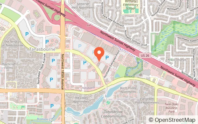 Map showing Play Street Museum - Beaverton in Hillsboro, OR