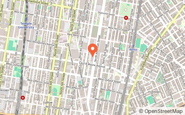 Map showing Movement Fishtown in Philadelphia, PA