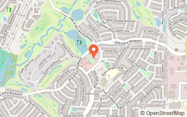 Map showing DINO KIDZ - Castle Hills in Lewisville, TX