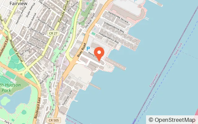 Map showing NxGn Arena - Laser Tag Near Me - Arcades Near Me - Things to do in Edgewater, NJ