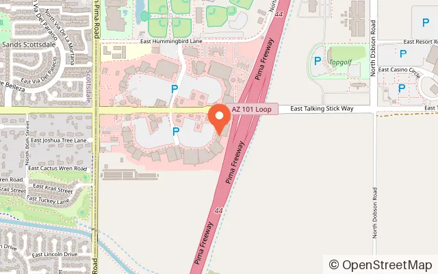 Map showing Play & Stay in Scottsdale, AZ