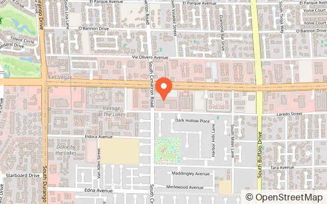 Map showing Battle Blast Laser Tag in Las Vegas, NV