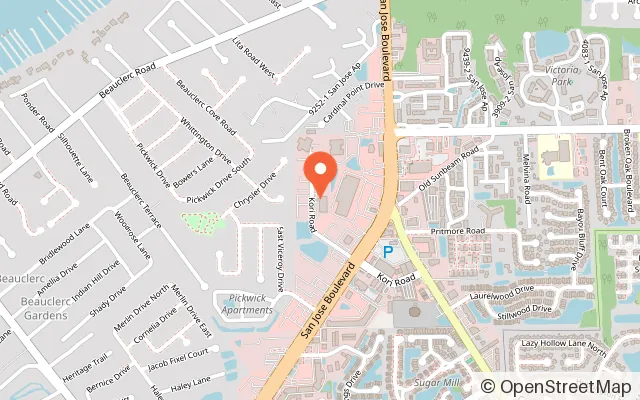 Map showing Skate Station Mandarin in Jacksonville, FL