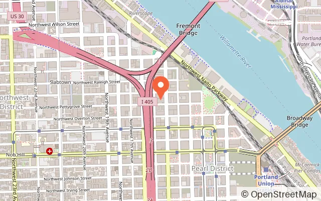 Map showing Movement Portland in Portland, OR