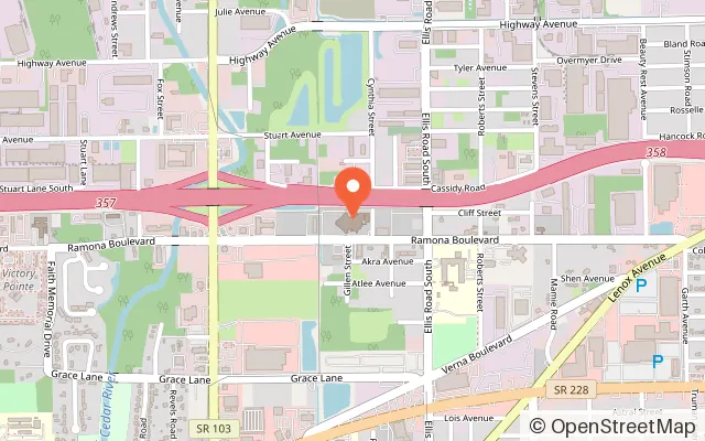 Map showing Evangel Playground in Jacksonville, FL