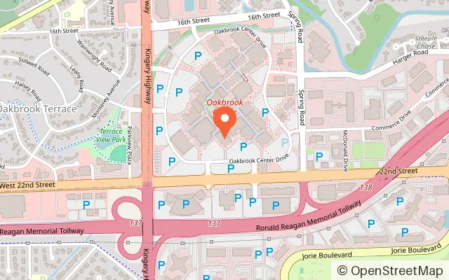 Map showing Puttshack - Oakbrook in Oak Brook, IL