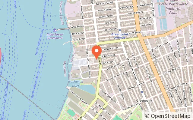 Map showing Ferox Ninja Park - Trampolines, Ninja gym, Parkour in Brooklyn, NY