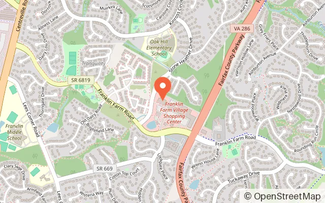 Map showing Launch Family Entertainment Herndon in Herndon, VA