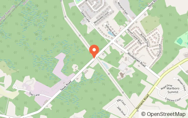 Map showing Birdie ParTee in Old Bridge, NJ