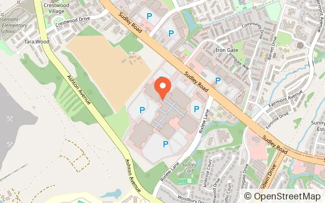 Map showing Billy Beez Manassas Mall in Manassas, VA