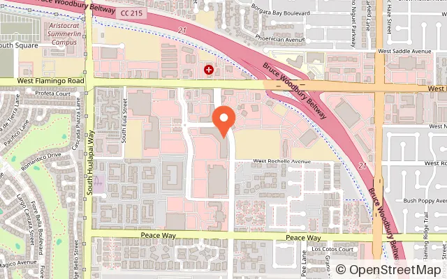 Map showing Flip N Out Xtreme - Summerlin in Las Vegas, NV