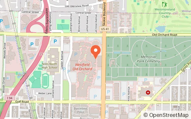 Map showing Puttshack - Skokie in Skokie, IL