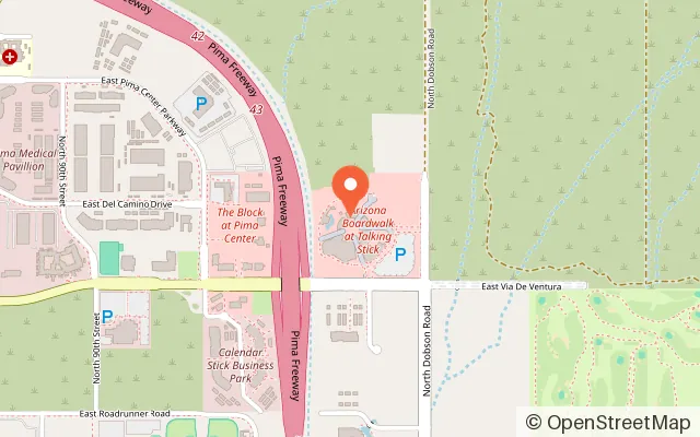 Map showing Johnny’s Playground in Scottsdale, AZ