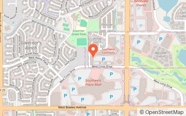 Map showing Kids Dig in Littleton, CO