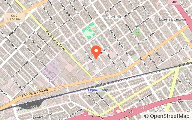 Map showing Rockreation Los Angeles Sport Climbing Center in Los Angeles, CA