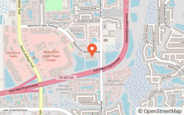 Map showing KEG SOCIAL ORLANDO - Dining & Entertainment in Orlando, FL