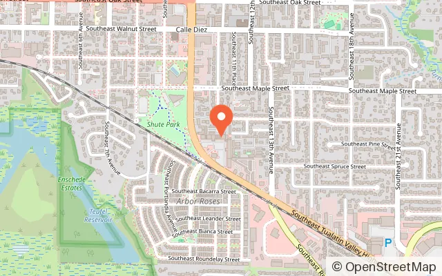 Map showing Ocean Plays Indoor Playground in Hillsboro, OR