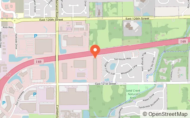 Map showing Adrenaline Family Adventure Park in Fishers, IN