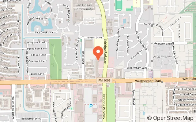 Map showing Monkey Joe's in Houston, TX