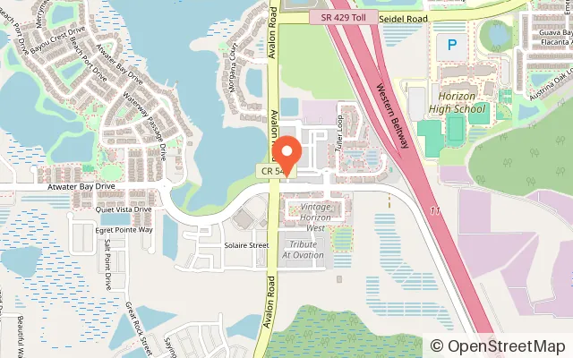 Map showing Clean&playtime in Winter Garden, FL