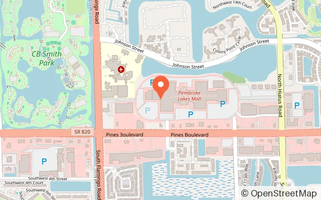 Map showing Kids Empire Pembroke Pines in Pembroke Pines, FL